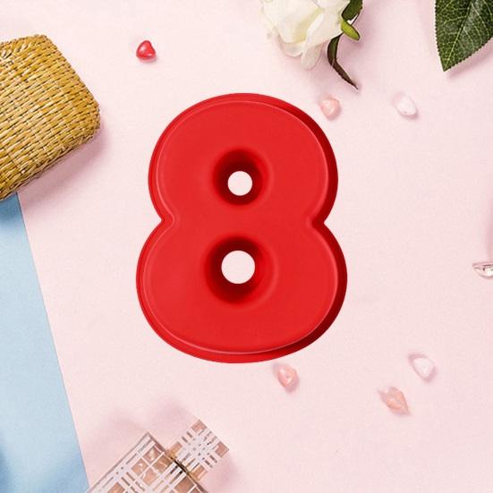 3D цифровая форма для торта силиконовая антипригарная форма для торта с цифрами для тортов высокая