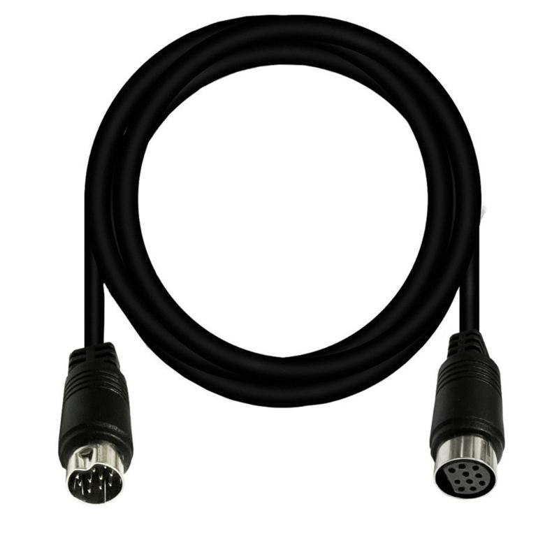3/1.5/1/0.5м S-video Кабель Папа-Мама 10-контактный Mini DIN Компьютерный Разъем ТВ Кабель Для Проектора Видеомагнитофона DVD Никелированный