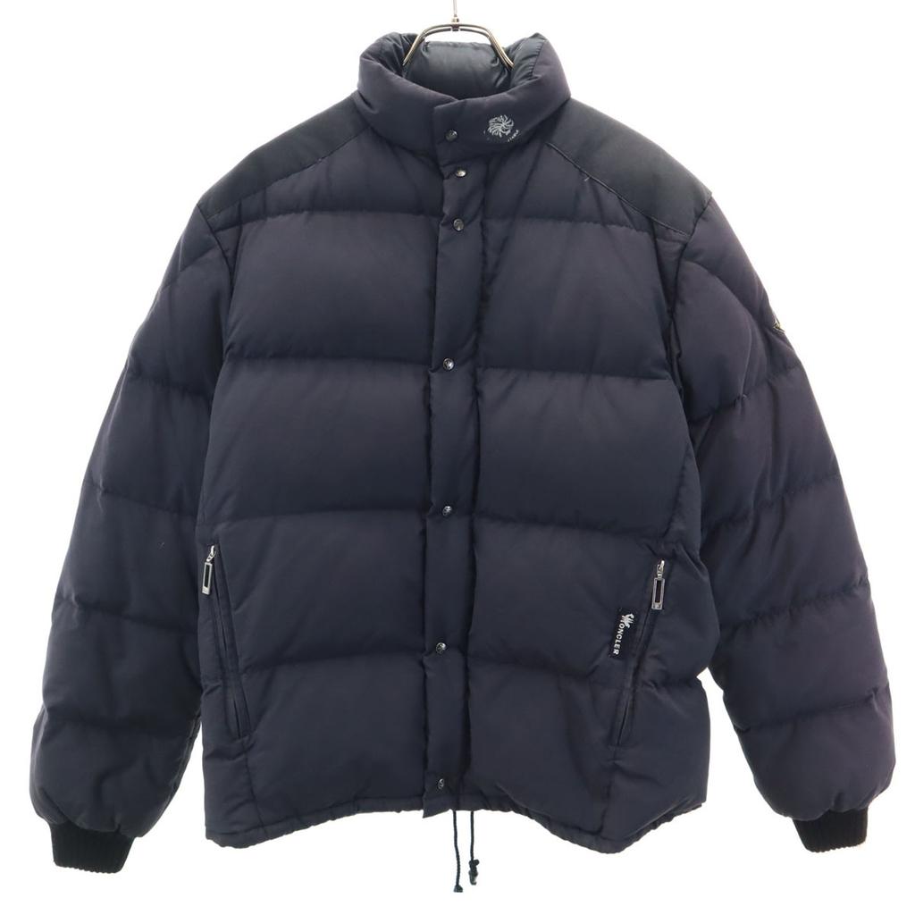 Moncler 80s 90s Old French Down Jacket 90-4 Navy Men's Used