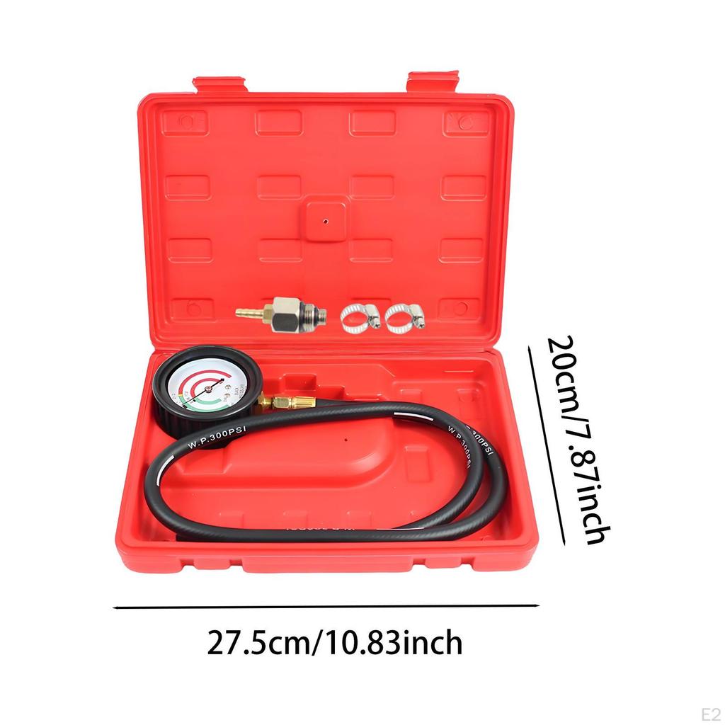 Набор тестеров компрессии Автомобильный инструмент Манометр MH-9100 Аксессуар Давление выхлопных газов для