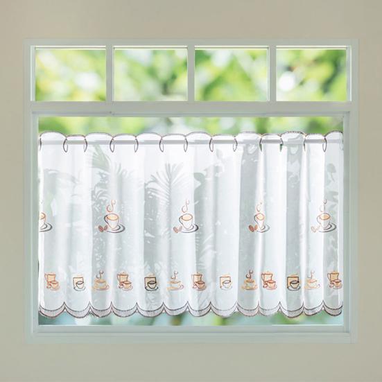 Короткие шторы Yousheng, устойчивые к разрывам, с сильным светофильтром, быстросохнущие, с эффектом драпировки, с тонкой вышивкой, оконная марля, аксессуар для спальни