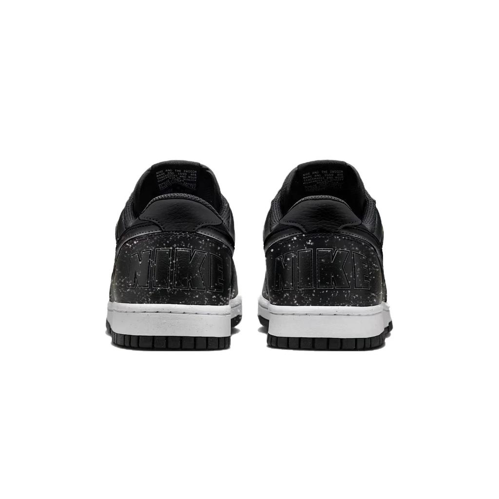 Nike Dunk Abrasion Resistant Breathable Low top Skateboard Shoes Unisex Black Gray White 355152-016(Team1597--)