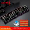 Игровая механическая клавиатура Changcheng GW-ES805 с RGB-подсветкой, 104 клавиши, синий переключатель