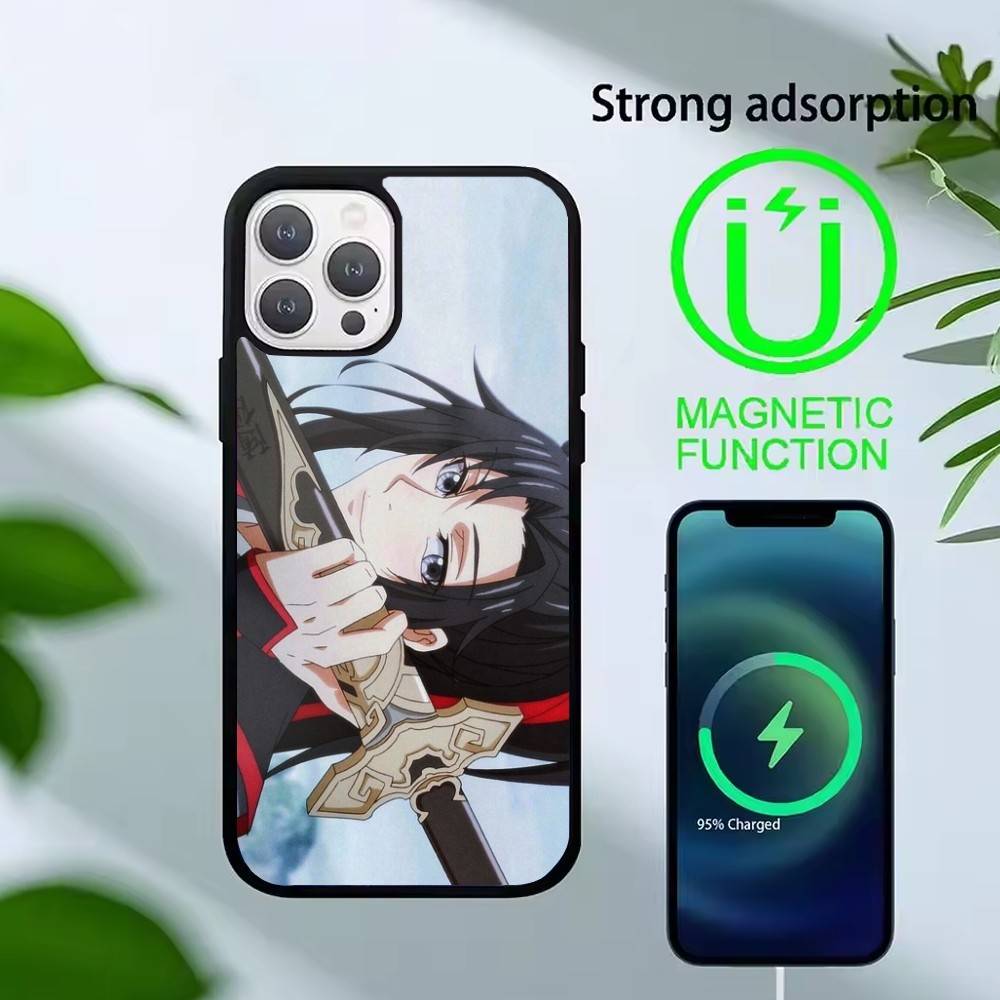 Чехол для телефона 'Грандмастер-Демоническая Культивация' для iPhone 14,16,15,13,17,12,Plus,Pro,Max Магнитный Для Magsafe Матовый Чехол