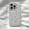 Painted Phone Case for iPhone 12 13 15 16 iPhone 16 12 13 14 15 Pro  14 15 16 Pro Max Coverage Shockproof Anti-Fingerprint Fresh Style Protective Case