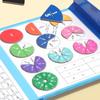 Interesting Children's Fraction Learning Board Addition and Subtraction Puzzles