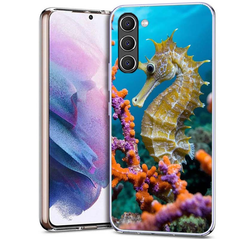Морской конёк Подводная Фантазия Чехол для телефона для Samsung A54 A14 A24 A34 A17 A37 A57 A55 A35 A25 A15 A13 A23 A33 A53 A07 A05S A04S A03