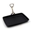 Village Blacksmith Cast Iron IH Compatible Solo Iron Plate with Handle Perfect Size for TSBBQ Peg MADE IN JAPAN Stove! (27cm)