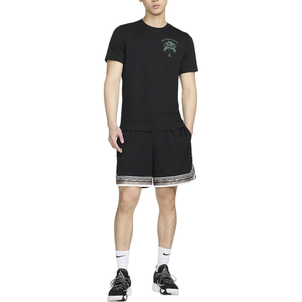 Nike Мужская футболка Giannis Черная FV8409-010