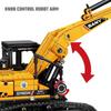 SEMBO BLOCK 1022pcs Excavator Models Building Blocks MOC City Construction Engineering Vehicle Bricks Educational Toys Boys Gift