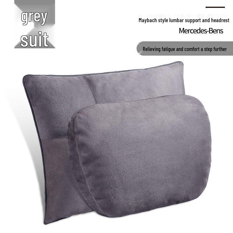 Mercedes-Benz S-Class Maybach Car Headrest Lumbar Support Cushion & Neck Protector Pillow