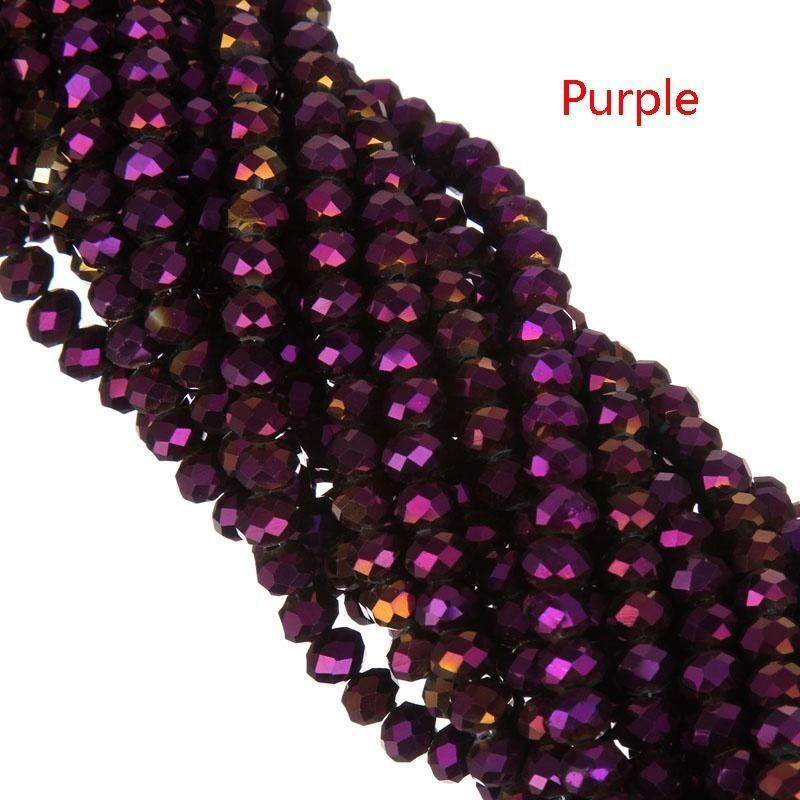 For Jewelry Making Wholesale Crystal Glass High-quality 70pcs 8mm Hot Sale Necklace Bracelet DIY Crafts Spacer Beads Beads