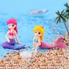 Mermaid Diy Mini Miniature Figurine Garden Dollhouse Decor Micro Landscape