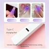 Портативная УФ-лампа Kylara для гелевых ногтей, Мини-УФ-лампа для ногтей с LED-экраном, работающая до 60 минут, Беспроводная LED-сушилка для ногтей для быстрого маникюра, Портативная, Быстрая