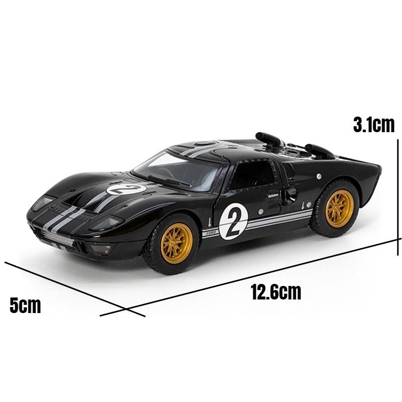 Модель автомобиля Gt40 из сплава с инерционным механизмом для коллекционеров и автолюбителей