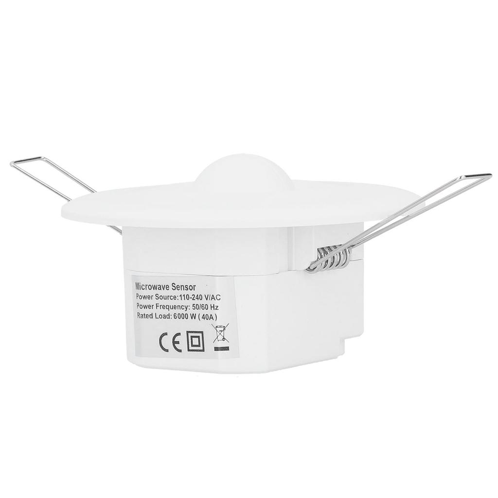 110?240V Microwave Motion Detector Light Switch Ceiling Recessed Adjustable Induction Switch