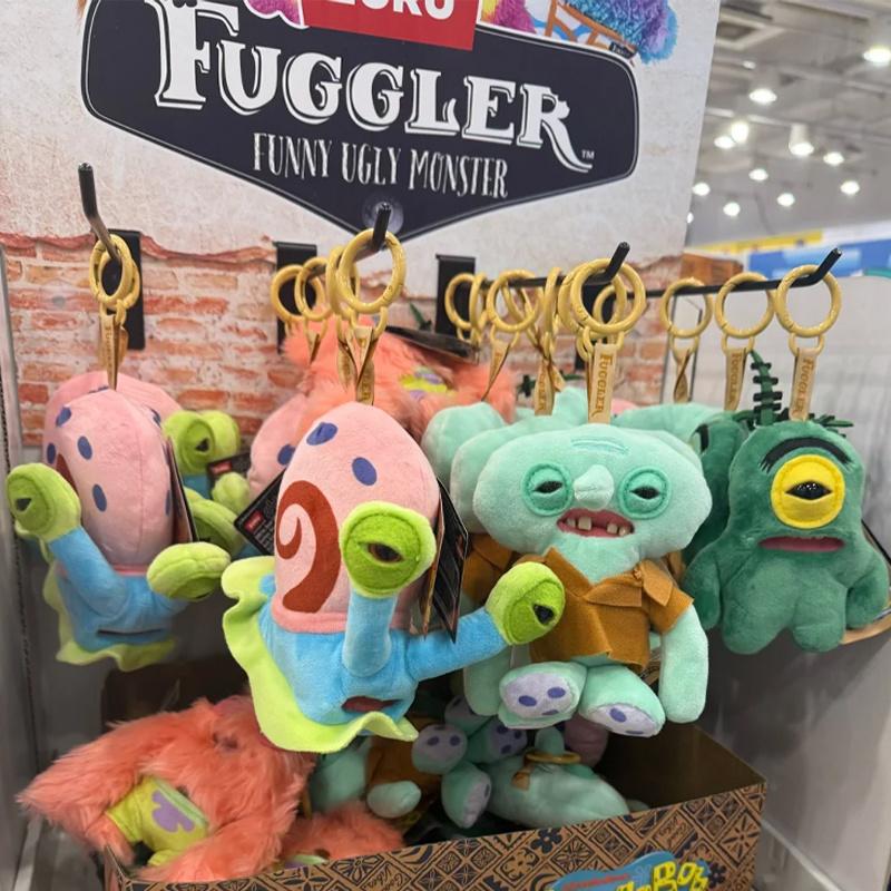 SpongeBob SquarePants Ugly Cute Plush Keychain Pendant Funny Monster Doll Gift Toy