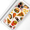 Чехол для iPhone 17 Pro Max Air 14 Plus 7 8 XS Max 13 Pro XR 16 11 12 Mini 15 Мягкий чехол для телефона Гурманский бургер