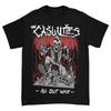 Винтаж Группа THE CASUALTIES Для фанатов Хлопок Черная Футболка Унисекс S-5XL TR694 Унисекс Футболка