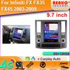 Android для Infiniti FX35 1 2002 - 2006 Автомобильный 9,7-дюймовый Радио Стерео Головное Устройство Мультимедийный Плеер GPS Навигация 4G Wi-Fi 2din