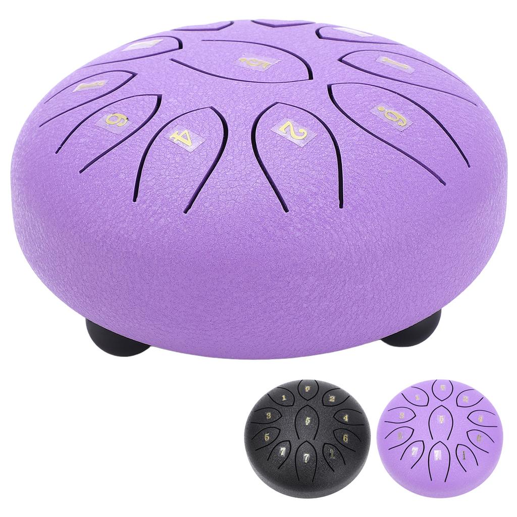 Стальной язычковый барабан 6 дюймов 11 тонов эфирный уличный чакра дождь барабан для наружного сада мини перкуссия 