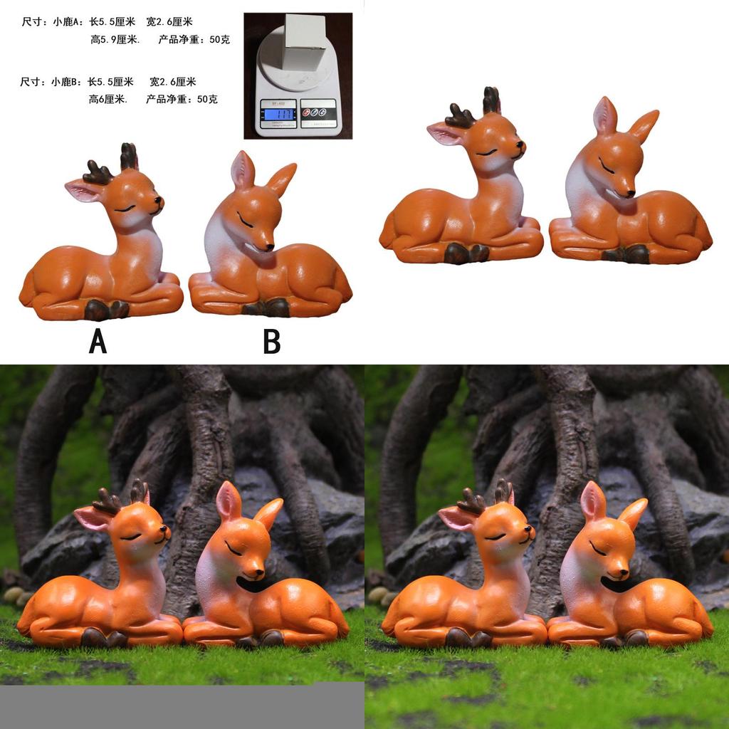 Смола в японском стиле Мини-декор оленя для вечеринок и праздников