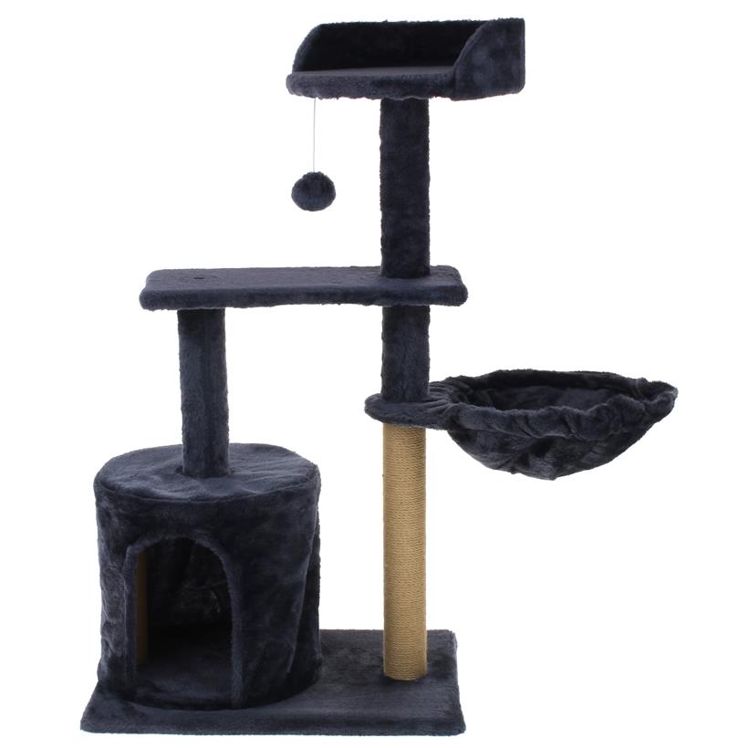 Cat Scratcher Tree House Bed Sisal Post Hammock Toy Large