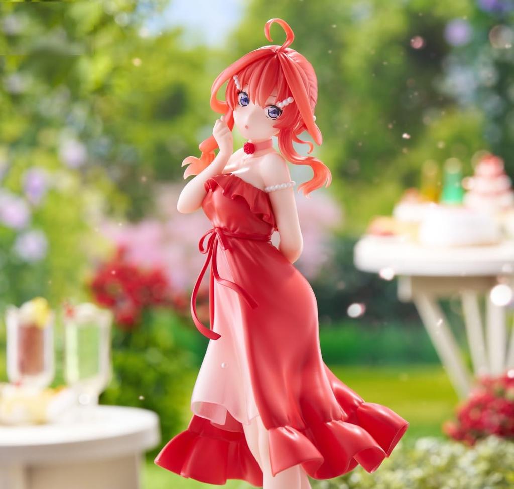 Спецвыпуск аниме Квинтэссенциальная фигурка Накано Сацуки в пастельном платье Официальная фигурка 22 см "Пятерняшки" Trio-Try-iT Прибл.