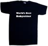 World's Best Babysitter V-Neck T-Shirt