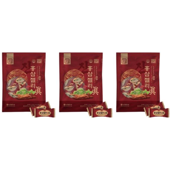 Hansamin Желе из красного женьшеня Jin Gummy Candy, 200 г (3 варианта)