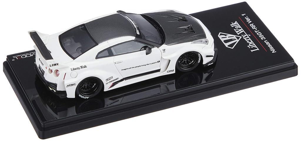 TSM MODEL 143 LB-Silhouette WORKS GT Nissan 35GT-RR Version 1 White Finished Product