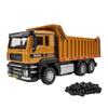 1/50 City Heavy Tipper Truck Model Diecasts Metal Toy Slag Coal Mine Transport Vehicles Car Model Sound and Light Childrens Gift