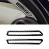 Car A-pillar Air Outlet Decoration Cover Trim Sticker Carbon Fiber for Alfa Romeo Giulia 2017- Auto Interior Accessories