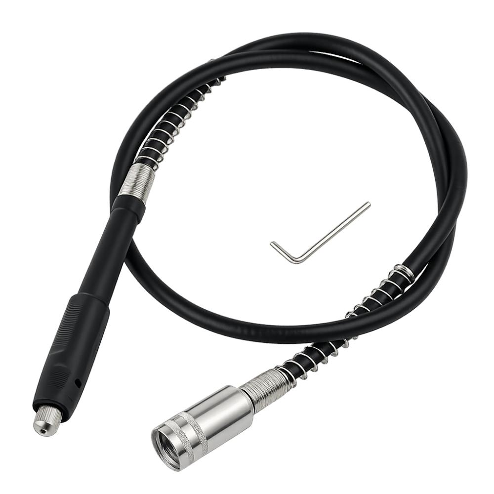 1/8 Chucks Rotary Grinder Attachment Flexible Cable Power Drill Converter Woodworking Tools