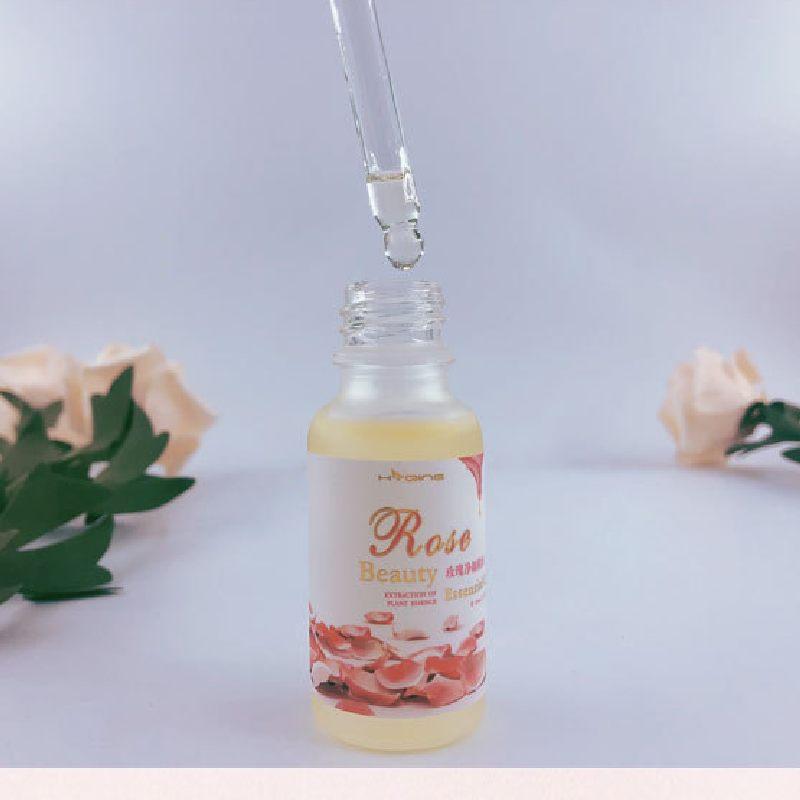 Розовое отбеливающее массажное масло для лица, осветляющее шрамы от прыщей, меланин, темные пятна, увлажняющий уход за кожей, 20 мл