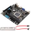 Материнская плата H55M Двухканальная память 2xDDR3 PCIE 8X SATA2.0 USB2.03.0 VGA PCI E 1X M ATX Игровая