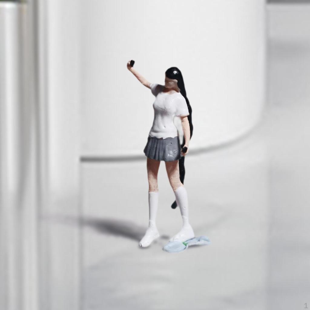 1/64 Figures Model Hand Painted Figurine Collection Layout Decoration Photography Resin Creative