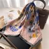 70 * 70cm New Silk Small Square Scarf For Women'S Neck Protection Professional Scarf Versatile Hair Tie Headscarf Scarf