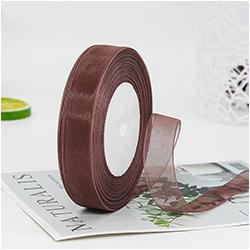 Factory 20 mm Gift Ribbons Nylon Organza Ribbons Roll for Wrapping