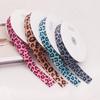 Handmade Decorative Embellishments Romantic and Cozy Polyester Velvet Ribbon Fashion Leopard Print Headdress Hair Card Clothing Accessories Ribbon