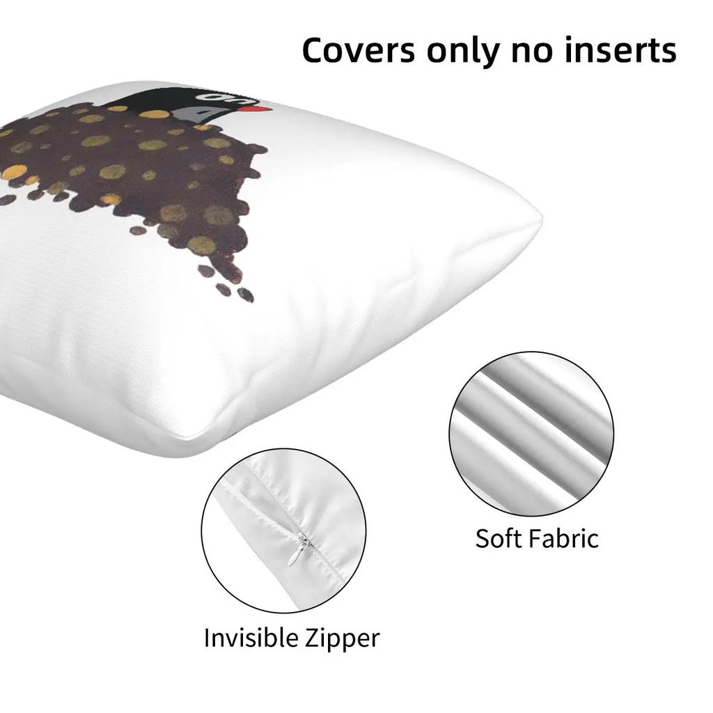 Mole Happy Krtek 2 Pcs Square Pillowcase Pillow Cover Cushion Decor Comfort Throw Pillow For Home Living Room