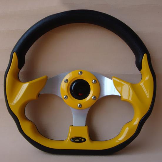 Модификация автомобиля из металлической искусственной кожи 320 мм, рулевое колесо гоночного типа с 6 болтами