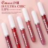 CmaaDu 18-Color Matte Non-Stick Lip Gloss: Waterproof & Long-Lasting Lipstick