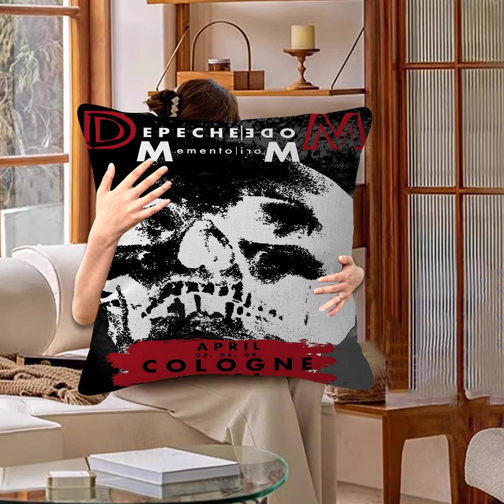 Band D-Depeche M-Mode Cool Pillow Cushion Cover Pillowcase Living Room Sofa Home Decor
