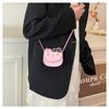 Мини-сумка Hello Kitty для девочек, милый мультяшный кот, сумка через плечо, маленькая квадратная монетница KTB