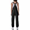 Women's Jumpsuits Summer Fashion Casual Loose Wide Leg Jumpsuits Solid Color Insert Pockets Retro Button Strap Jumpsuits