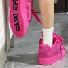 Dragon Fruit American Splicing Bread Shoes Women's Ins Niche Retro Casual Shoes Shock-absorbing and Wear-resistant Sports Shoes