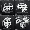 1/3Pcs Human Body Organ Cookie Cutter Heart Brain Shape Fondant Icing Biscuit Mold DIY Dough Cookie Baking Pastry Embosser Tools