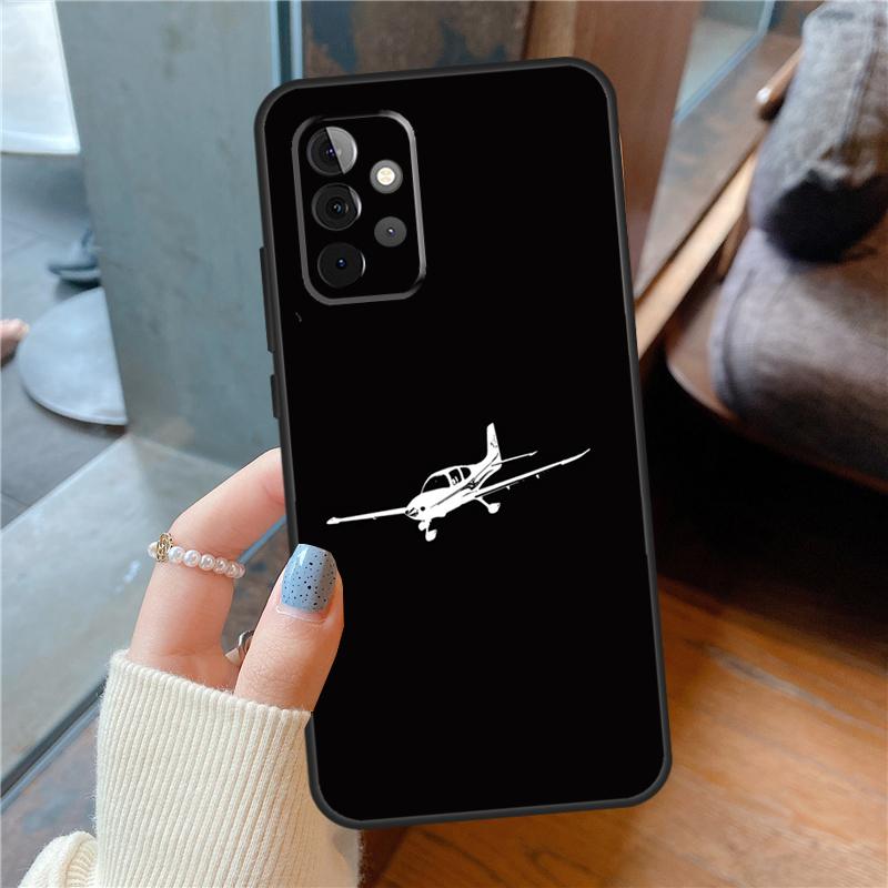 Кейс для путешествий с рисунком самолета для Samsung Galaxy A54 A34 A14 A15 A13 A53 A16 A26 A36 A56 A12 A22 A32 A52 A06 A35 A55