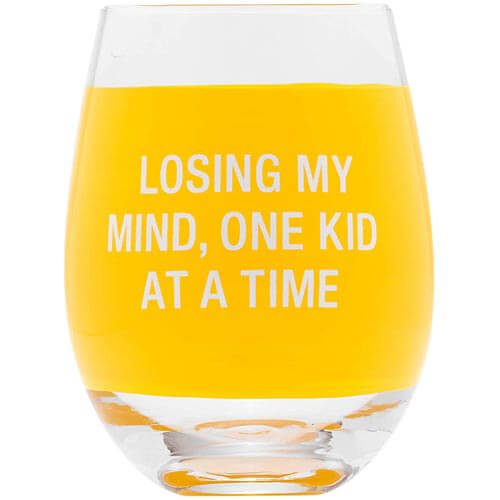 Бокал для вина без ножки «Скажи, что» (Схожу с ума)